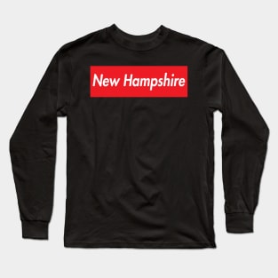 NEW HAMPSHIRE SUPER USA LOGO Long Sleeve T-Shirt